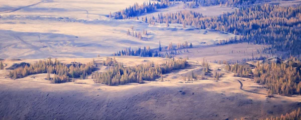 tapete herbstlandschaft berg altai, freiheit romantische reise © kichigin19