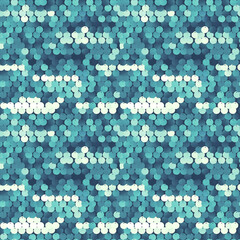 Seamless blue sequined texture - vector 