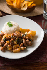 Patita con mani Potatoes stew peru peruvian gourmet restaurant popular comfort food