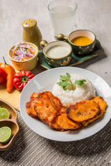 Adobo arequipeño pork stew with sweet potatoes Peruvian gourmet restaurant food