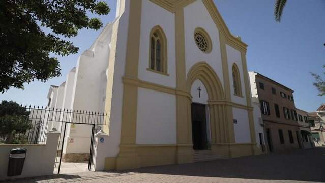 Sant Climent church in Placa Es Pla de Sant Climent, Sant Climent, Menorca, Balearic Islands