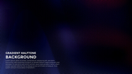 Abstract gradient Halftone grunge design background banner