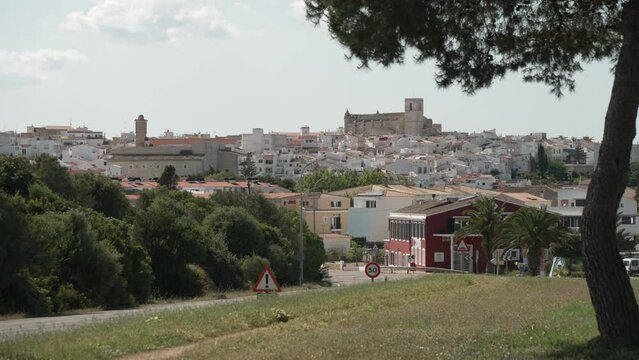Santa Eulalia d'Alaior church in Alaior, Alaior, Menorca, Balearic Islands