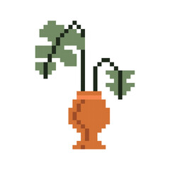 vase pixel art style