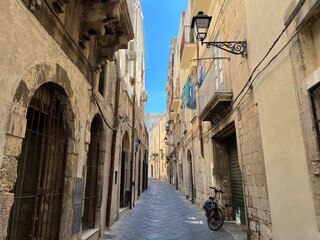 A street in Ortygia, historic part of Syracuse, Sicily