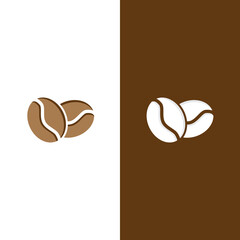 coffee bean icon vector