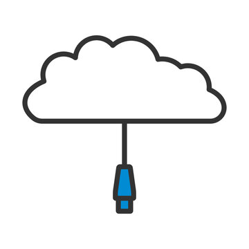 recommend clip art: Network Cloud Icon