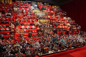 山口　長府　忌宮神社　大雛人形展