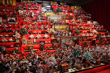 山口　長府　忌宮神社　大雛人形展