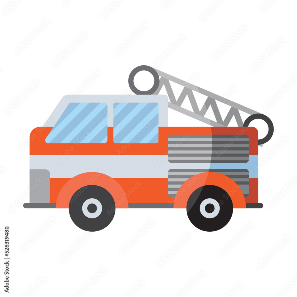 Poster firetruck emergency vehicle