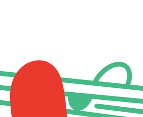 random and color fill shape geometric modern colorful style background footer element