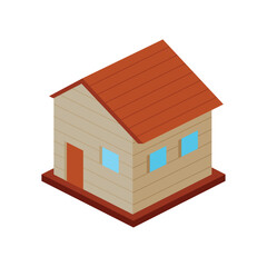 little isometric house
