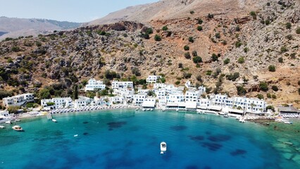 Loutro en drone