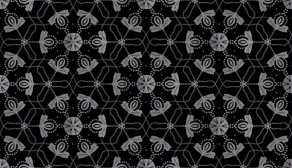 Abstract ethnic pattern. Wallpaper in the style of Baroque .Design for decorating,background, wallpaper, illustration, fabric, clothing, batik, carpet, embroidery.