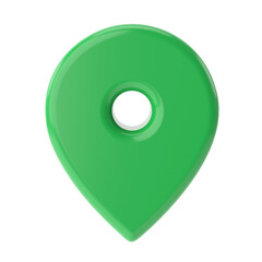 3D location sign. 3D icon.