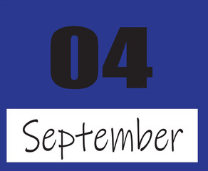 calendar september vector illustration image clipart 