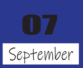 calendar september vector illustration image clipart 