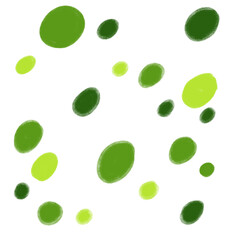 avocada green dots graphic drawing painting illustration element