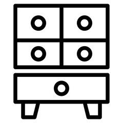 cabinet icon for apps, websites and project  