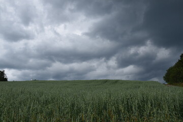 A sky before the storm, Sainte-Apolline, Québec, Canada