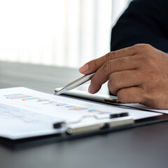 Real estate investors have suggested ways to generate income for customers to buy land for reselling, Business analysis and financial strategy Concept.