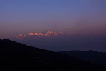 Papier Peint photo Kangchenjunga Kangchenjunga, également orthographié Kanchenjunga et Khangchendzonga, est la troisième plus haute montagne du monde.