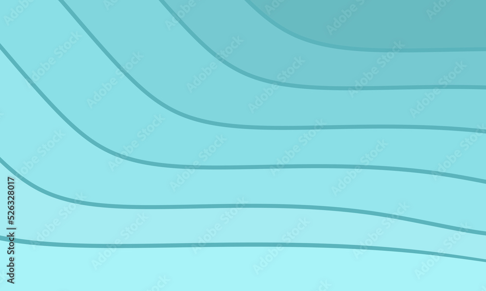 Poster blue abstract background in the form of a wave. wavy background design without gradient effect. mode