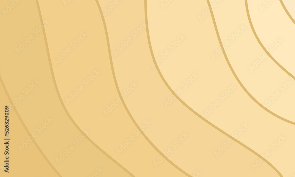 Poster golden abstract background in the form of a wave. wavy background design without gradient effect. gr