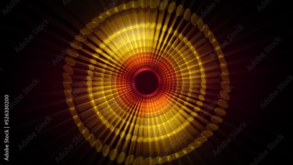 Canvas Prints abstract background 3d animation shiny futuristic object made of geometric elements transforms and r
