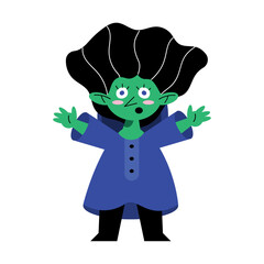 witch with long hair