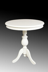 Circle coffee table stock photo stock photo