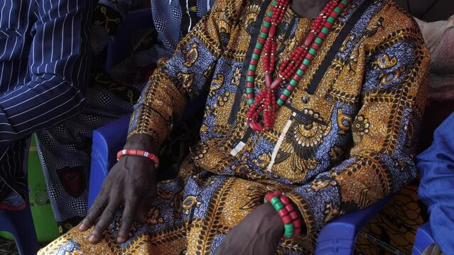 African Nigeria Kings,monarchs and Traditional Ruler wearing royal clothes