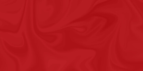 Abstract design with red silk background and  satin texture that is white silver fabric silk panorama background . Geometric design with silk cloth background with patterns soft waves blur beautiful. 