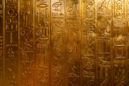egypt texture texture background golden symbols closeup archaeology art ancient