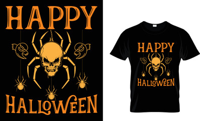 Halloween T-Shirt Design Template ( New and Creative ).