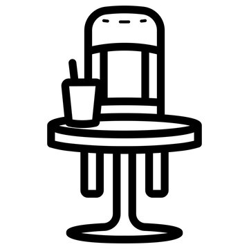 recommend clip art: table and chair icon