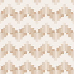 Seamless decorative vector pattern with geometrical elements. Abstract colorful texture. 