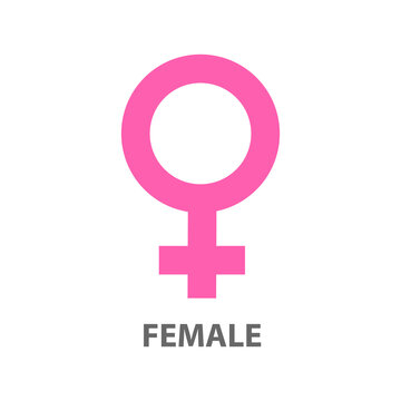 Icons and symbols for Male and female 