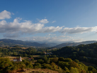 Fototapeta premium vistas desde Amaiurko gaztelua / Castillo de Amaiur