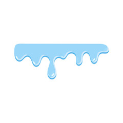 Various forms of liquid flow and water flow from high to low.vector illustration and icon