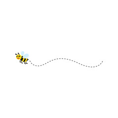Naklejka premium Different bee and honeycomb vector and icon