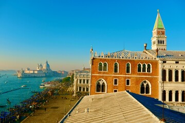 Naklejka premium Wunderschöne Aussicht auf Venedig Lagune Italien