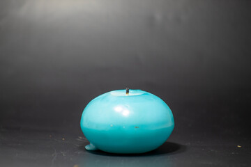 A blue candle image for using anywhere
