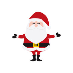 Santa Clauses set for christmas,Collection of Christmas Santa Claus. Merry christmas, Merry christmas santa claus with many gifts and merry christmas snowy.vector illustration and icon