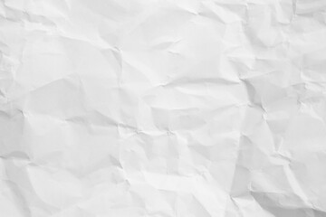 Fototapeta premium White crumpled paper texture background...