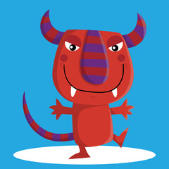 Monster devil illustration
