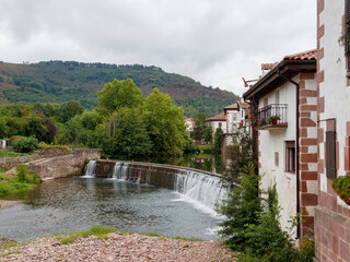 Fototapeta na wymiar Elizondo, valle del Baztán, Navarra, España.