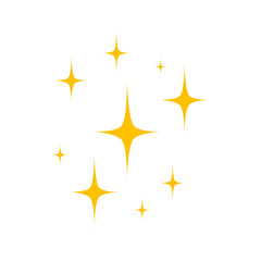 Sparkling black and white symbol vector A set of original sparkling starter icons, a shiny shine, light effect stars,shiny flash,decoration twinkle,Glowing light effect  and bursts collection Vector