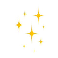 Sparkling black and white symbol vector A set of original sparkling starter icons, a shiny shine, light effect stars,shiny flash,decoration twinkle,Glowing light effect  and bursts collection Vector