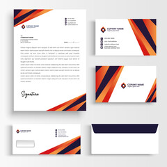 modern stationary template vector format